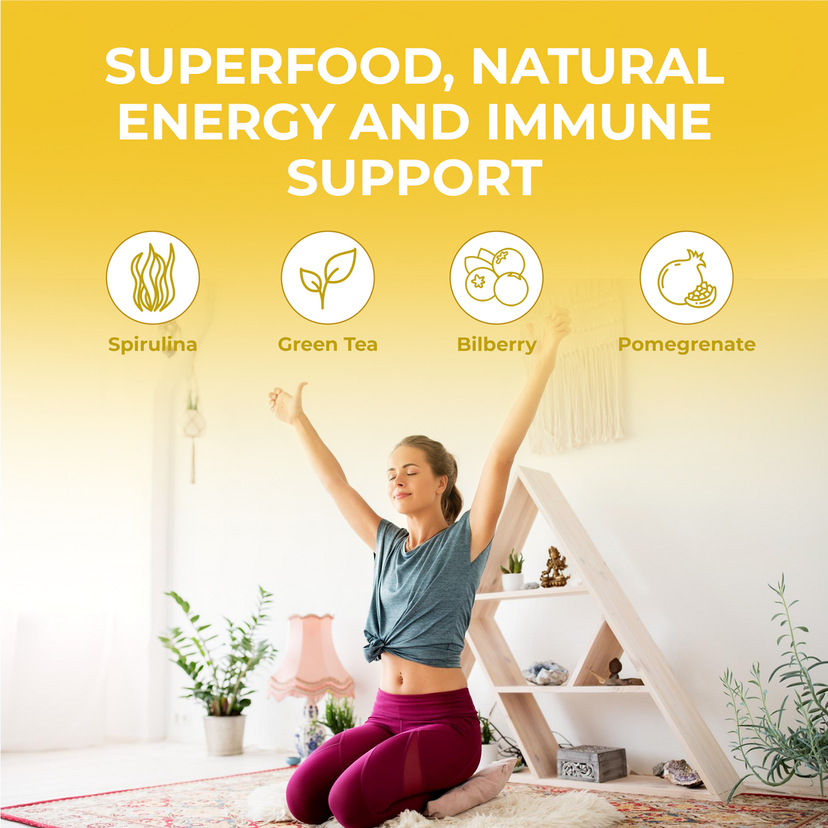 Multivitamin Gold- Advanced Superfood and Immune Dietary Vitamins for Men and Women