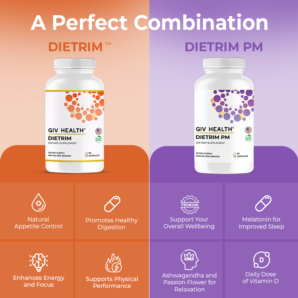 Dietrim Day &amp; Night Bundle – 24 Hour No More Cravings, Sleep Protection